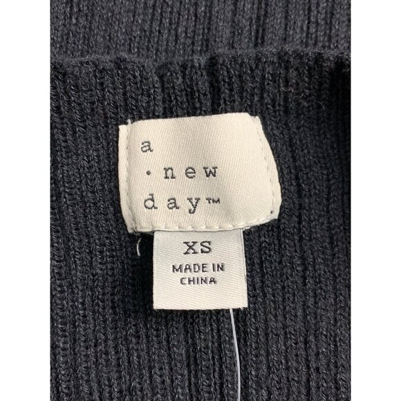 A New Day Womens Black Sleeveless Ribbed Knit Stretchy Maxi Dress - Picture 9 of 10